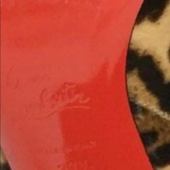 🆕 Christian Louboutin " Castarika" Collection Leopard print Boots - Picture 10 of 11